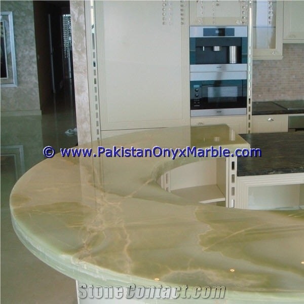 Low Price Afghan Green Onyx Countertops