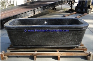 Marble Bathtub Natural Stone Jet Black