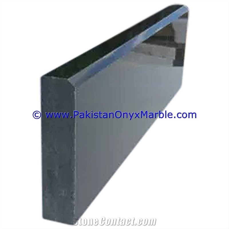 Marble Molding Baseboard Black and Gold Jet Black