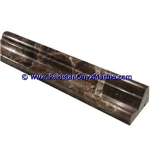 Marble Molding Chair Rail Black and Gold
