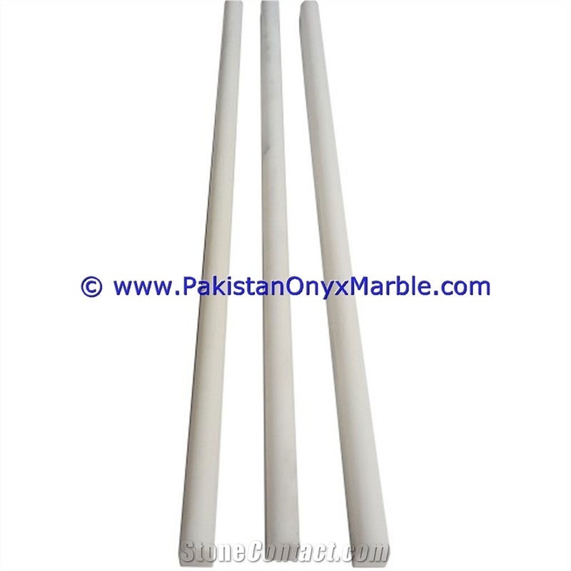 Marble Molding Pencil Liner Ziarat Carrara White