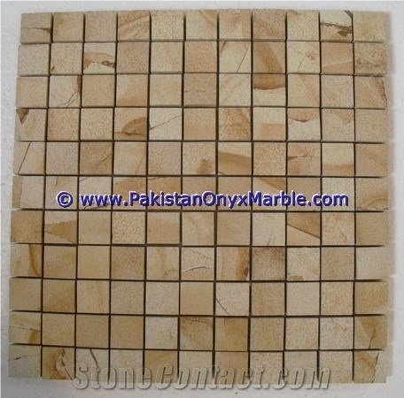Marble Mosaic Tiles Teakwood Marble