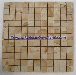 Marble Mosaic Tiles Teakwood Marble