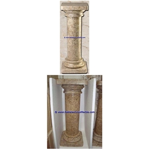 Marble Pedestals Stand Display Fossil Corel Marble Pedestals Stand Display Fossil Corel