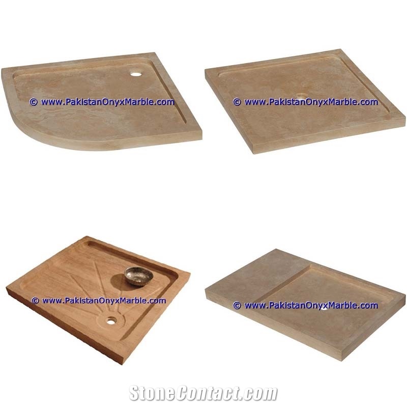 Marble Shower Tray Bathroom Decor Beige