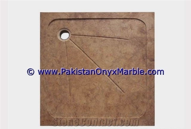 Marble Shower Tray Bathroom Decor Beige