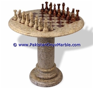 Marble Tables Modern Chess Table Chess Figures