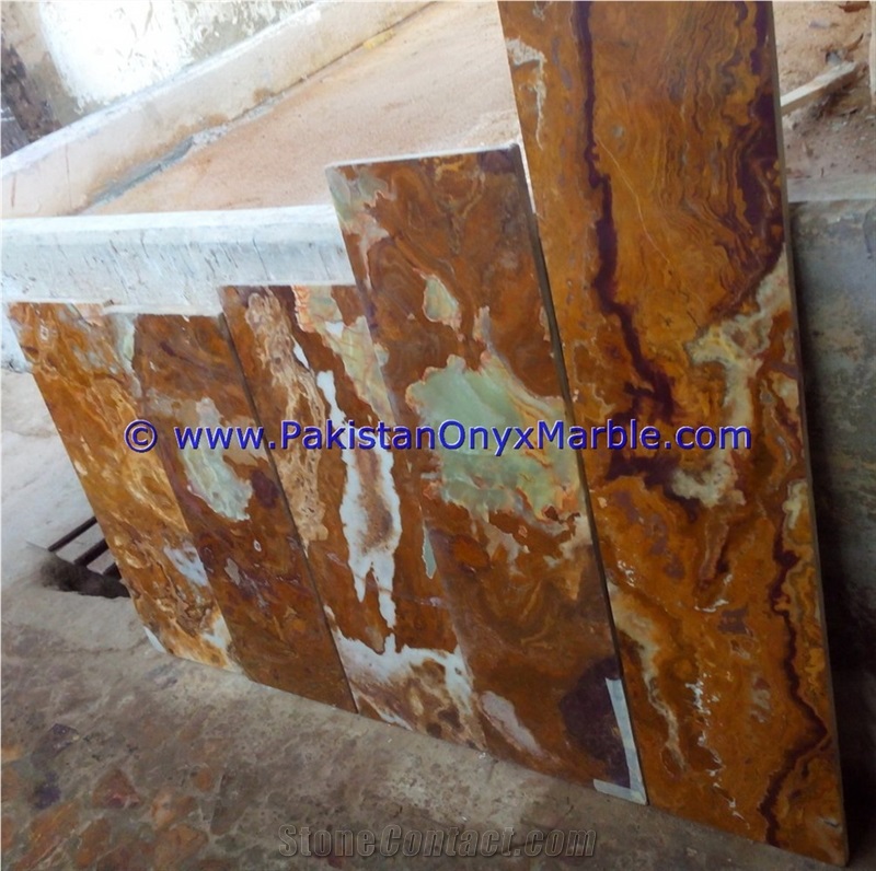 Multi Brown Onyx 2cm Onyx Countertops