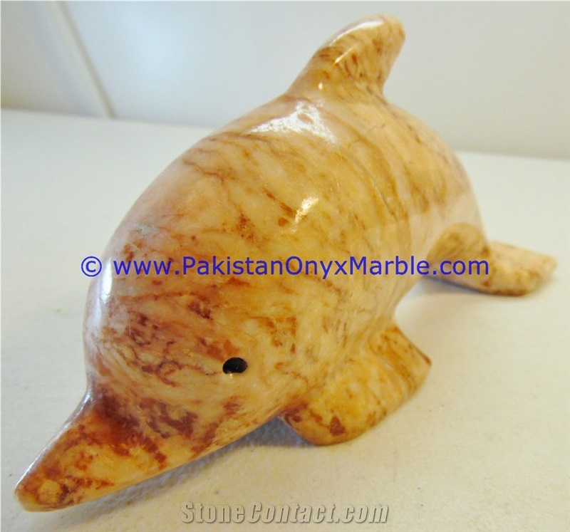 Multi Brown Onyx Dolphins Fish