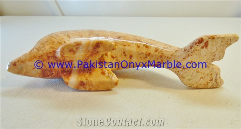 Multi Brown Onyx Dolphins Fish