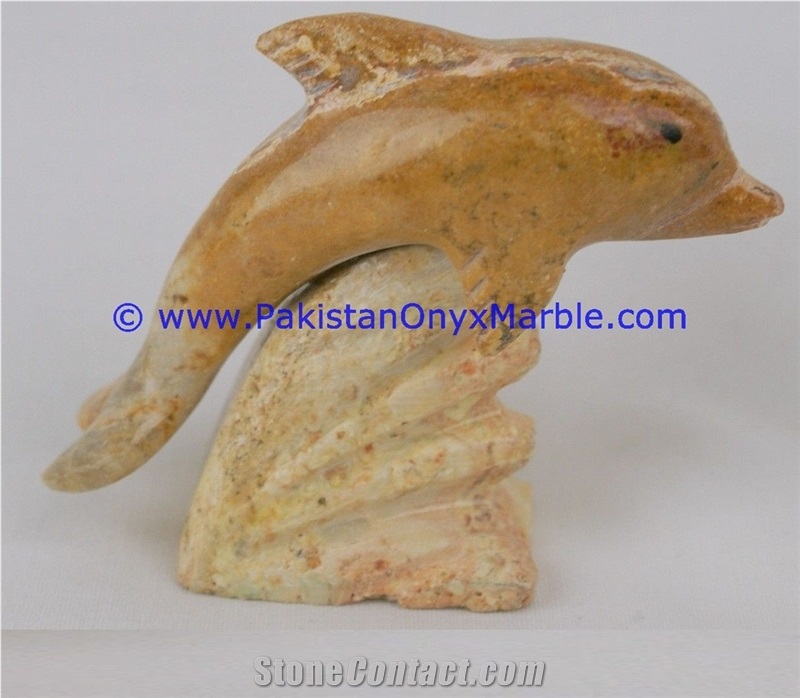 Multi Brown Onyx Dolphins Fish