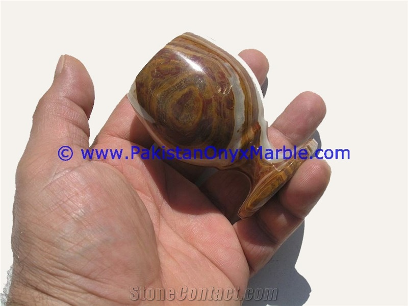 Multi Brown Onyx Shot Glasses Set