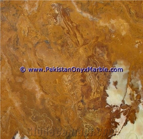 Multi Brown Onyx Slabs Tiles, Pakistan Brown