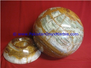 Multi Brown Onyx Sphere Round Ball Room Home Decor