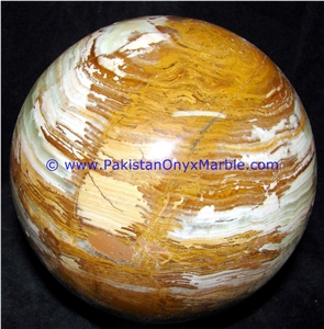 Multi Brown Onyx Sphere Round Ball Room Home Decor
