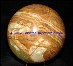 Multi Brown Onyx Sphere Round Ball Room Home Decor