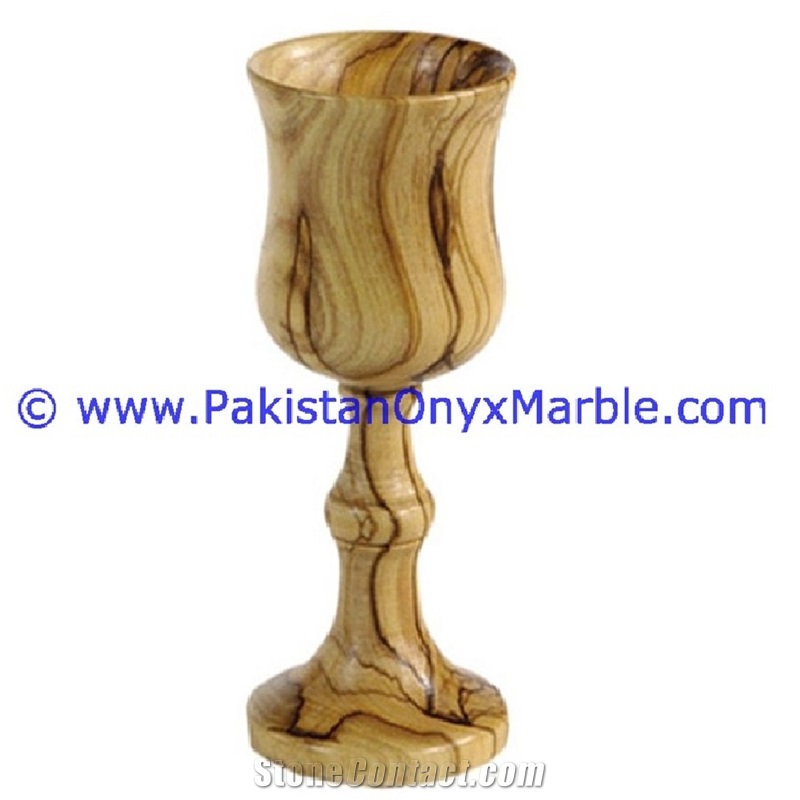 Multi Brown Onyx Wine Sherry Glasses