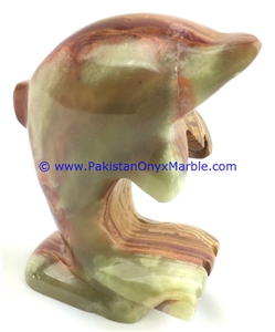Multi Green Onyx Dolphins Fish