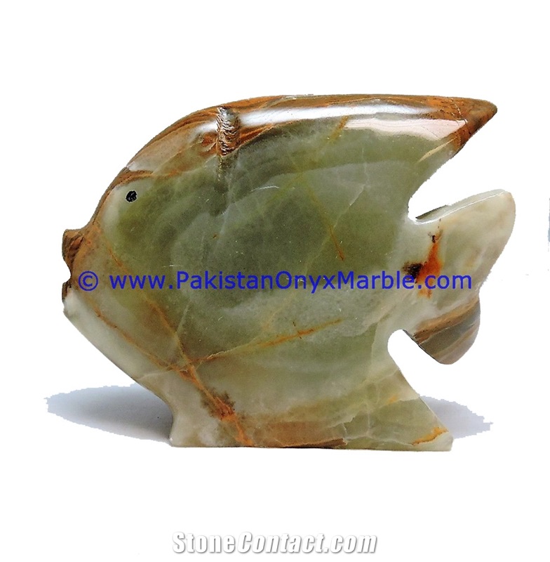 Multi Green Onyx Fish