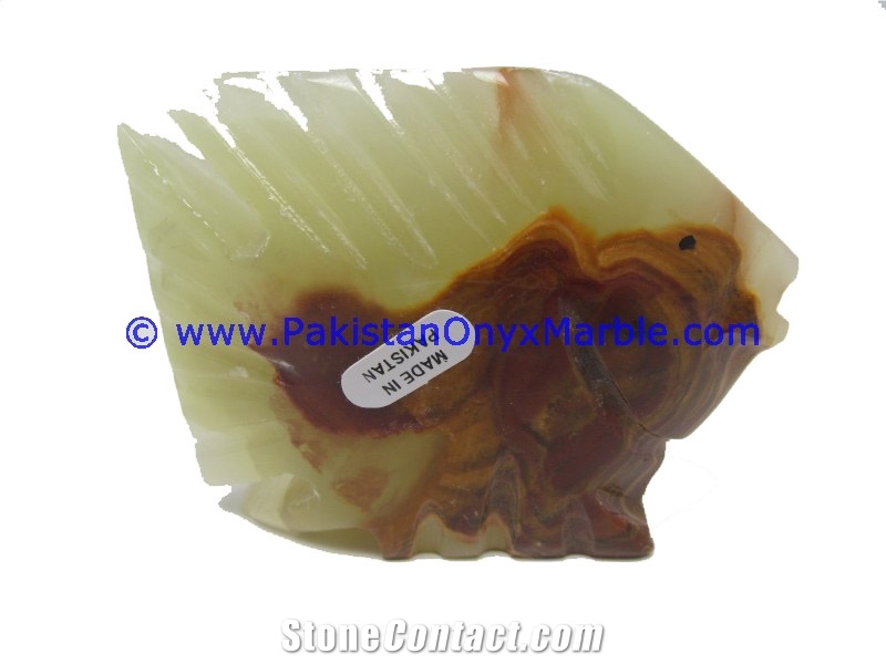 Multi Green Onyx Fish