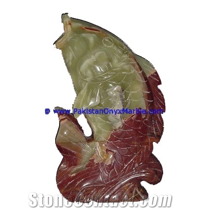 Multi Green Onyx Fish