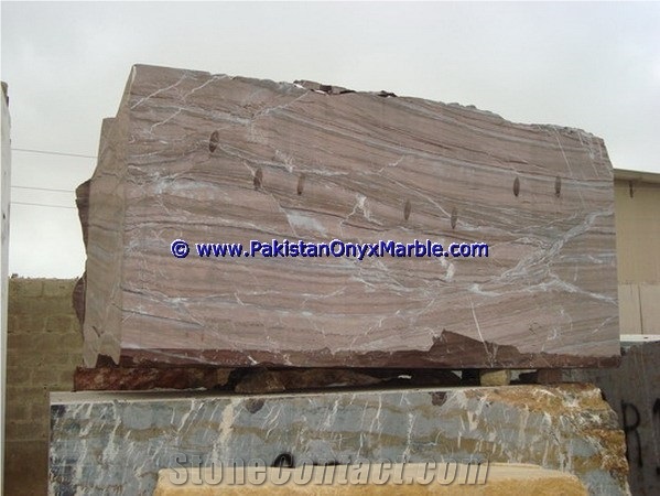 Natural Color Marble Blocks Chocolate Marble