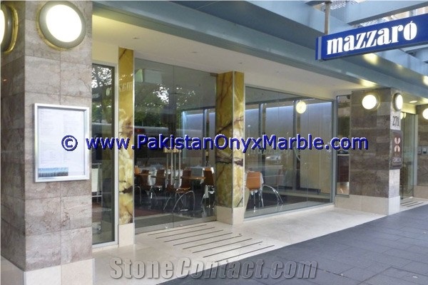 Natural Green Onyx Column Pillar