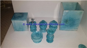 Natural Marble Bathroom Accessories Colored