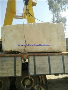 Natural Marble Blocks Ziarat White Carrara White