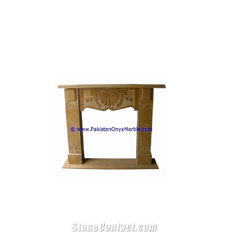 Natural Marble Fireplaces Indus Gold
