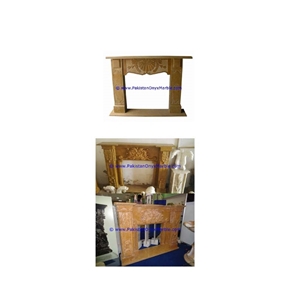 Natural Marble Fireplaces Indus Gold