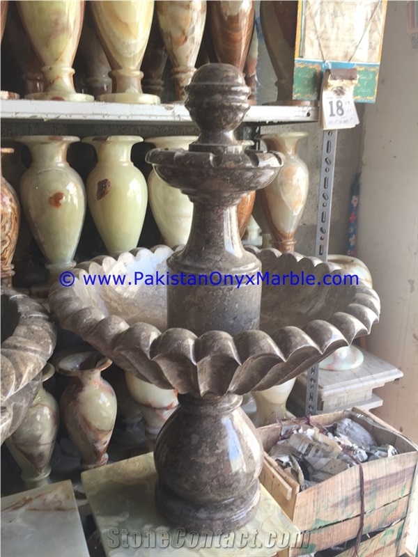 Natural Oceanic Gemstone Marble Water Fountain