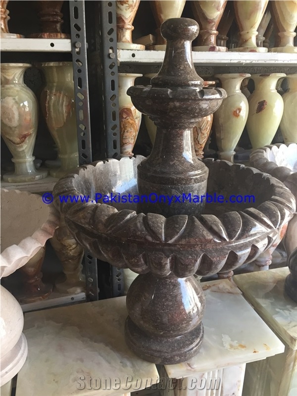 Natural Oceanic Gemstone Marble Water Fountain
