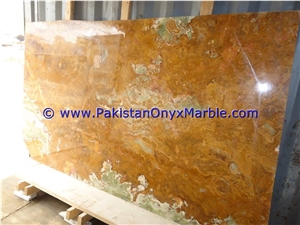 New Price Multi Brown/Golden Onyx Slab Collection