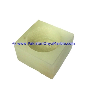 Onyx Candle Holder Cube Square Shaped