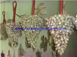 Onyx Grapes Bunches Cluster Handcarved Onyx Grapes Bunches Cluster Handcarved