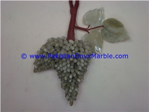 Onyx Grapes Bunches Cluster Handcarved