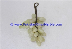 Onyx Grapes Bunches Cluster Handcarved