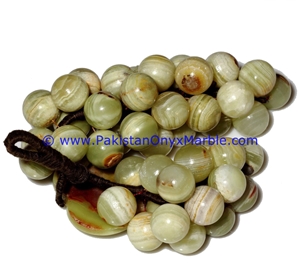 Onyx Grapes Bunches Cluster Handcarved