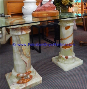 Onyx Pedestals & Columns Pillars