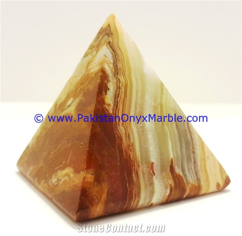 Onyx Pyramids Multi Brown