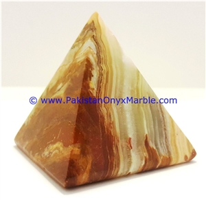 Onyx Pyramids Multi Brown Onyx Pyramids Multi Brown