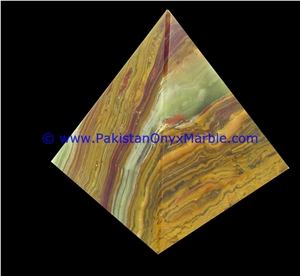 Onyx Pyramids Multi Brown