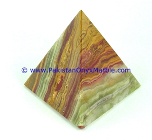 Onyx Pyramids Multi Brown