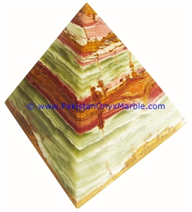 Onyx Pyramids Multi Green