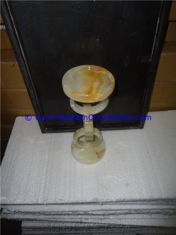 Onyx Ring Shaped Candle Holder Tea Lights