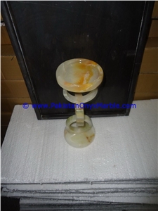 Onyx Ring Shaped Candle Holder Tea Lights