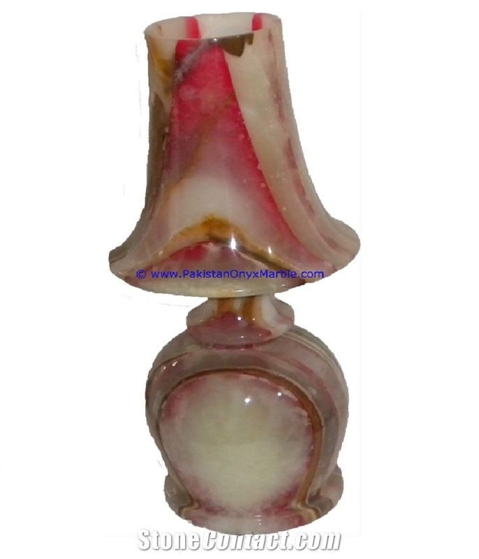 Onyx Vases Umbrella Flower Tree Shaped Lamp