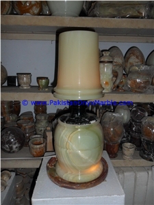 Onyx Vases Umbrella Flower Tree Shaped Lamp