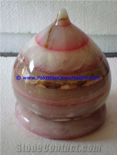 Onyx Vases Umbrella Flower Tree Shaped Lamp